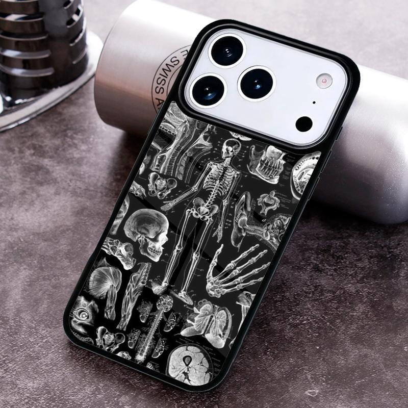 Medical Human Anatomy Soft Phone Case for iPhone 17 16 15 Pro Max Air 14 13 12 11 Plus Shockproof Capa Cover