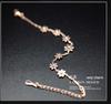Korean-Style Daisy Flower Titanium Steel Anklet for Women