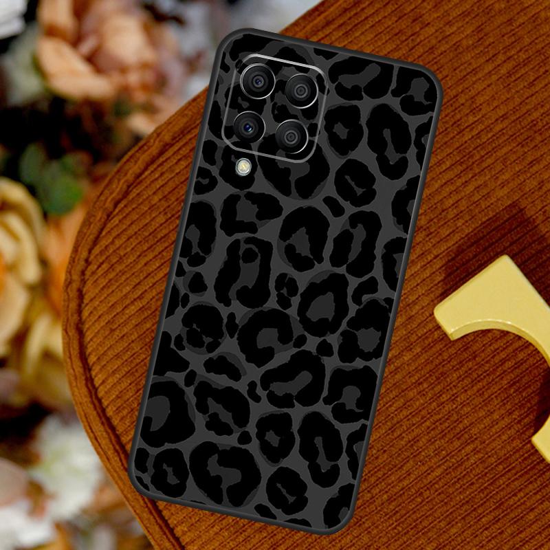 Leopard Print Black Cheetah Pattern For Samsung Galaxy M13 M33 M53 M52 M32 M12 M14 M34 M54 M11 M21 M51 M15 M55 M31s M20 Case