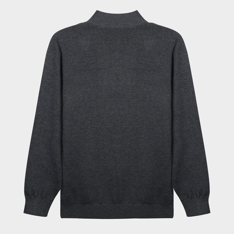 Caizi Men's Stand Collar Knitted Cardigan