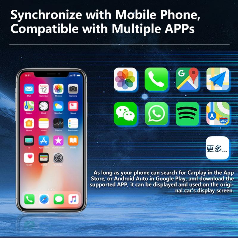Wireless CarPlay Android Auto Adapter 2 in 1 AI Smart Box Mini USB C Smart Dongle for Car 5Ghz WiFi Stable Connection