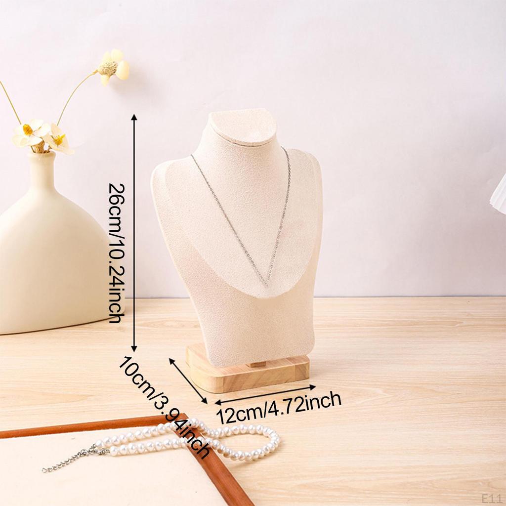 Jewelry Bust Holder for Necklace Storage, Organizer Living Room and Bedroom