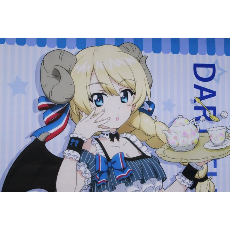 Girls & Panzer Final Chapter Darjeeling Original B2 Tapestry Little Devil Waitress