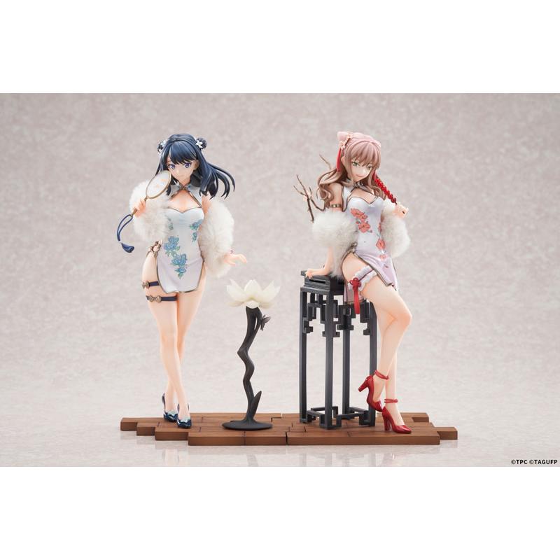 

Bonus Gridman Universe Rikka & Yume China Dress 1/7 Figure by APEX