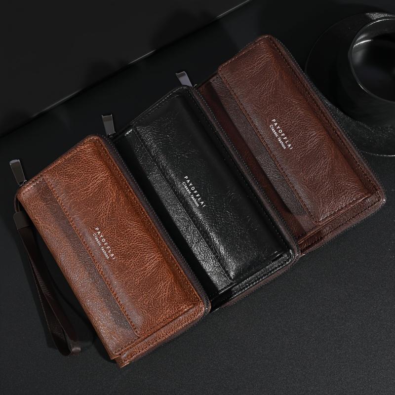 Men's Wallet, Fashionable Multifunctional Zippered Cardholder, Versatile Multi-card Slot Card Case
