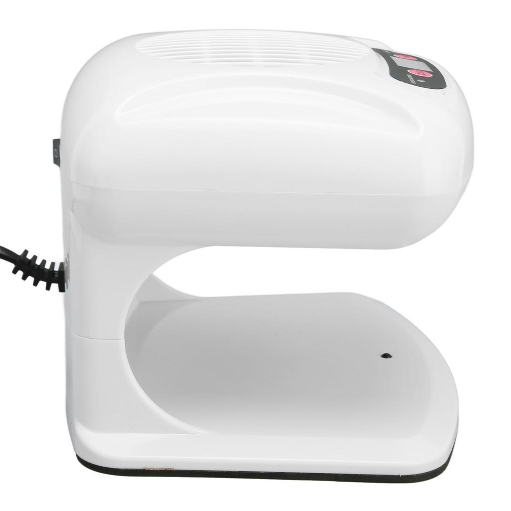 Single Hand Nail Air Dryer Warm Cool Wind Automatic Sensor Nail Fan Blow Dryer for Home Salon White