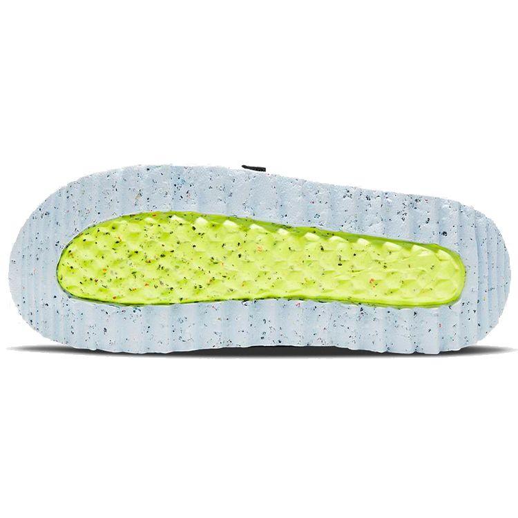 Nike Asuna Crater Slide Volt Unisex Sneakers Grey Platinum-Tint Chambray-Blue DJ4629-001