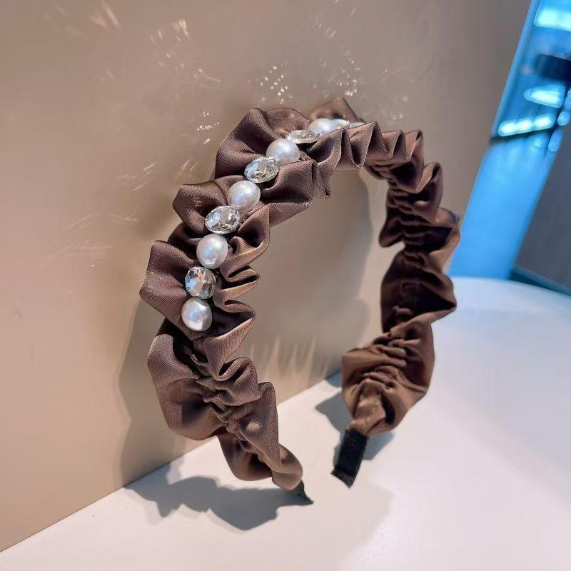 Luxe Herfst/Winter Haarband voor Dames - Elegante Brede Hoed Top Clip voor Haar & Gezichtswas.