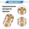 Pressure Washer Connector 15mm M22x15 Adapter Brass Screw Hose Connector