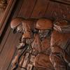 Vintage Vietnam War Veterans Wood Sculpture Wall Decor, Wooden Sculpture Hanging Art Work Decor