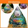 Crystal Pyramid Amethyst Healing Orgonite Chakra Energy Orgone Home Ornaments