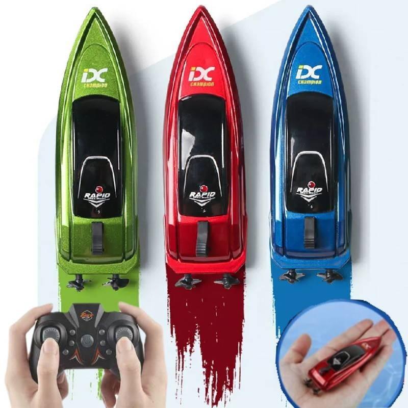 High-speed Mini Wireless Remote Control Boat Durable 2.4g Rechargeable Toy