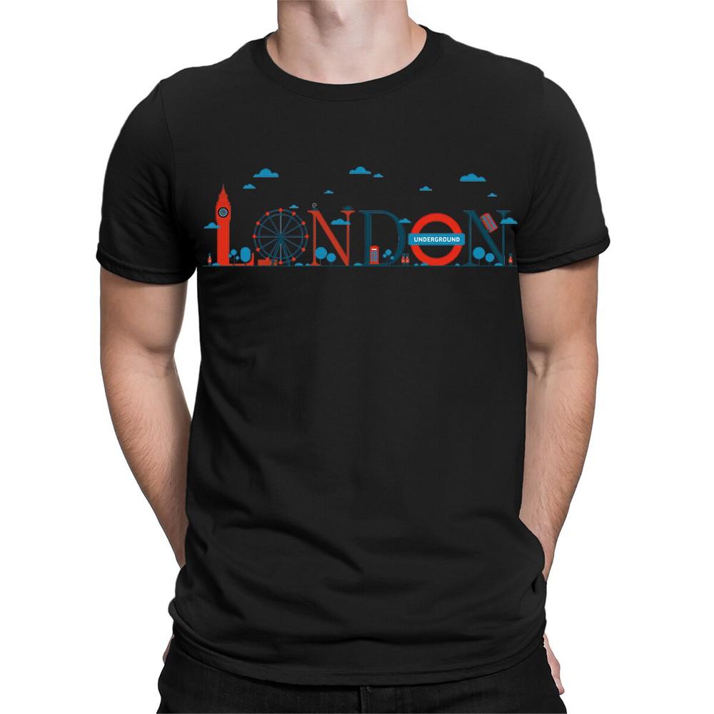 

London England Souvenir Bus Great Britain Country Gift Mens TShirts Top #T501 Unisex T-Shirt S