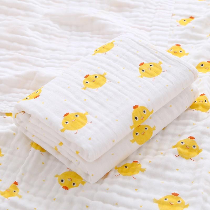 Newborn Cotton Swaddle: Six-Layer Baby Gauze Bath Towel & Quilt