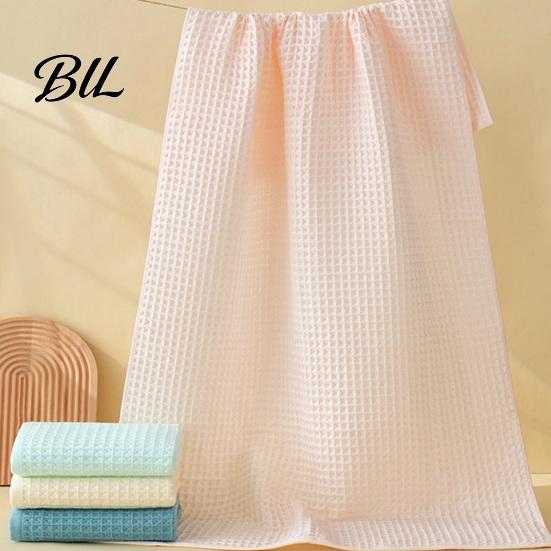 Soft Bath Towel for Family Cotton Waffle Towel, Large Absorbent Quick Dry Shower Hotel Style Towels Adults, Thickened Skin Friendly Bathroom