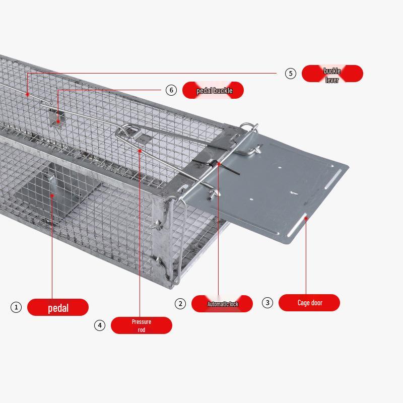 Double Door Mouse Cage & Glue Trap – Continuous Catch & Repel