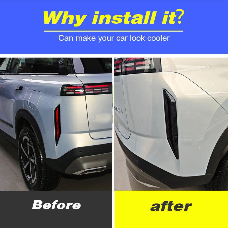 For Chery Jaecoo J7 Tiggo 7 High Energy Rear Fog Light Decorative Cover Exterior Modification Accessories