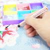 1 Sæt 5D Diamantmaleri Pen Glitrende Komfortabelt Greb Diamantpunkt Bor Pen Korsstingsbroderi DIY Håndværksmaleri Værktøj