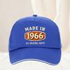 Made In  All Original Parts Print Vintage Hat for Unisex Women Summer Fashion Baseball Cap
