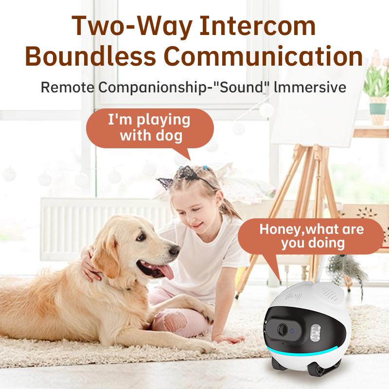 Custom Smart Plastic Pet Camera With Motion Detection Reusable Wireless And Internet Alerts For Cats For Living Room Or Kitchen
