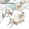in The Bath Tub Skeleton Figurine Halloween Gift Horror Scene Decor Decoration for