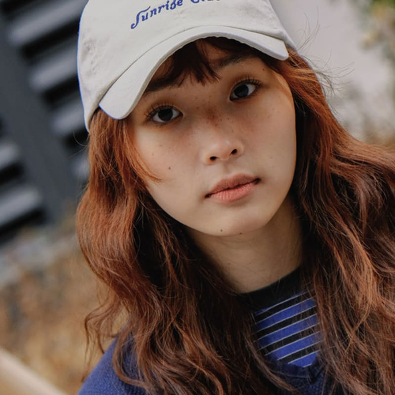 

KAPPY DESIGN SUNRISE CLUB BALL CAP IVORY IVORY