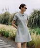 OBER GOLF Easy Slim Polo Dress (Gray)