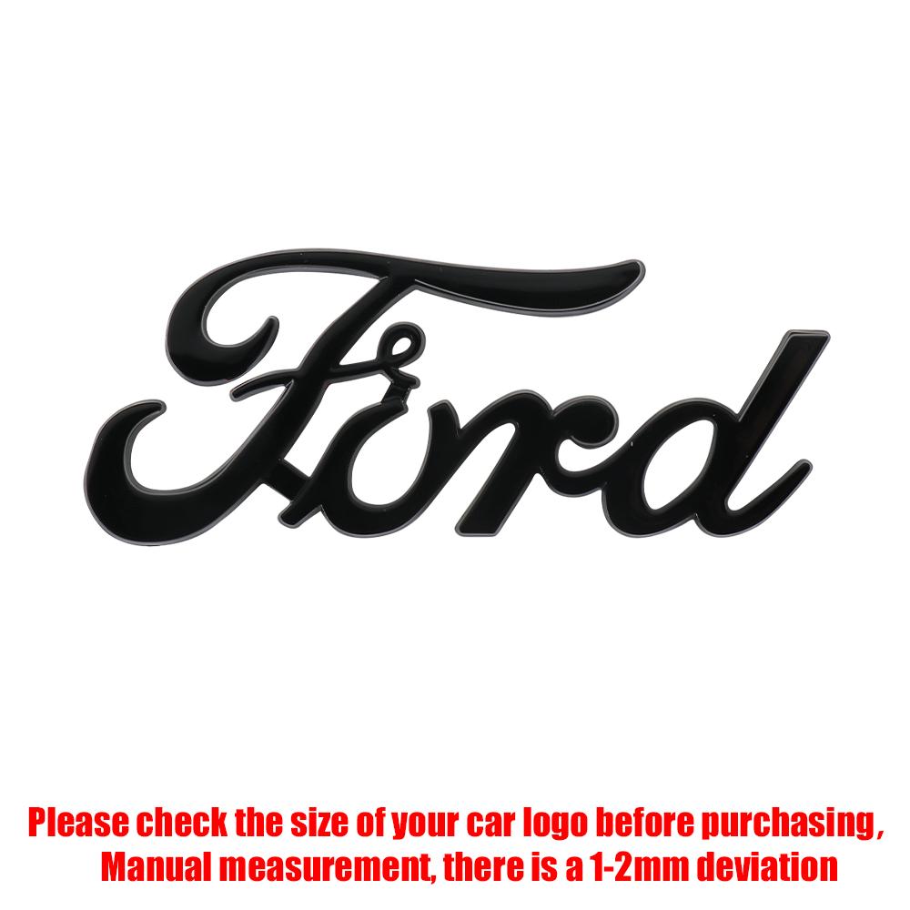 

Auto Styling Accessories ABS Car Tailgate Trunk Decal Ford Badge Rear Sticker For Ford Fiesta Mondeo Fusion Explorer Escape Edge For Ford чорний
