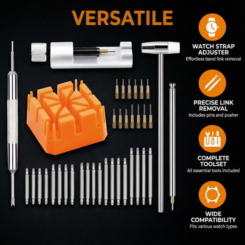 Watch Band Adjustment & Repair Tool Kit - 38 Pieces