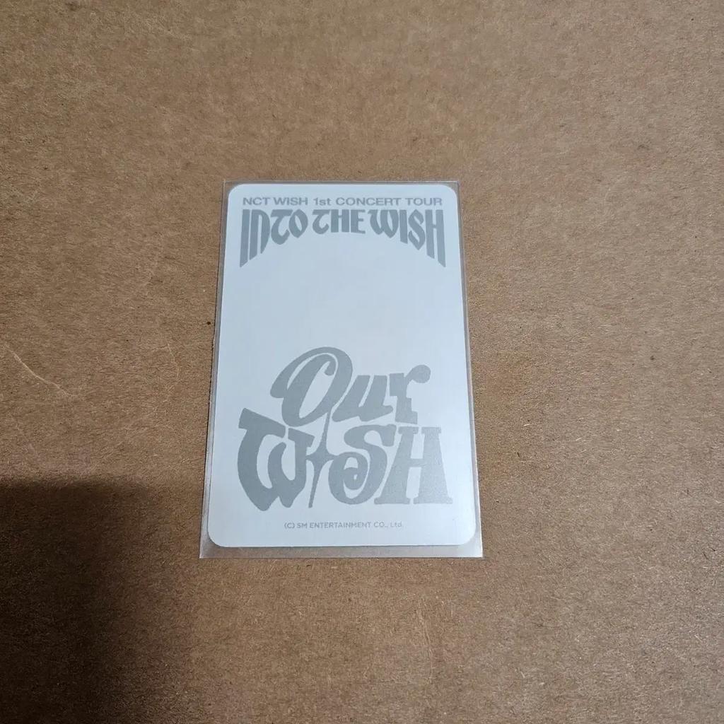 NCT Wish Concert Hour Wish Tracing & Request Unit Poka
