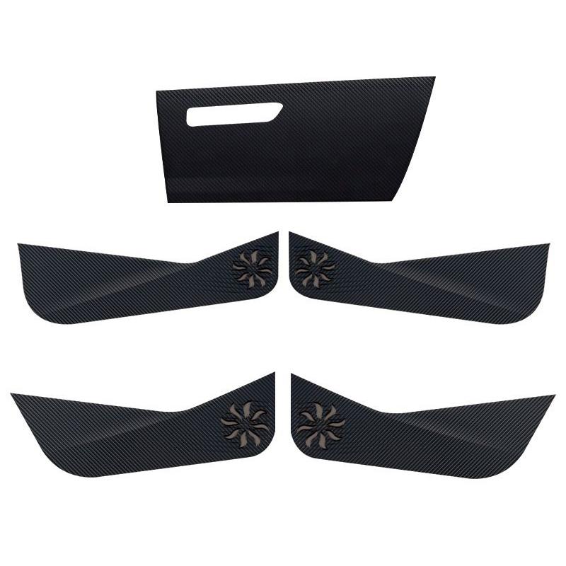 For Volkswagen ID.6 Crozz 2026-2026 Car Door Anti Kick Pad Protection Sticker Carbon Fiber Scratch Resistant Film Accessories