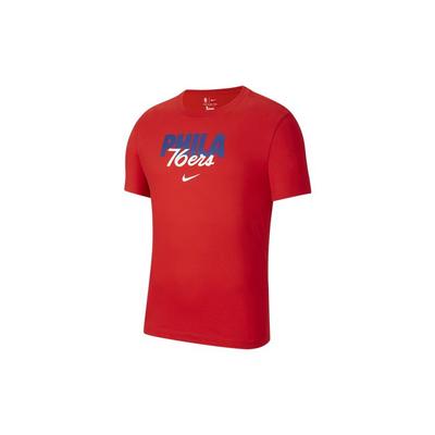 Philadelphia 76ers DNA Dri-Fit NBA Short-Sleeve T-Shirt Men Tops Red CK8967-657