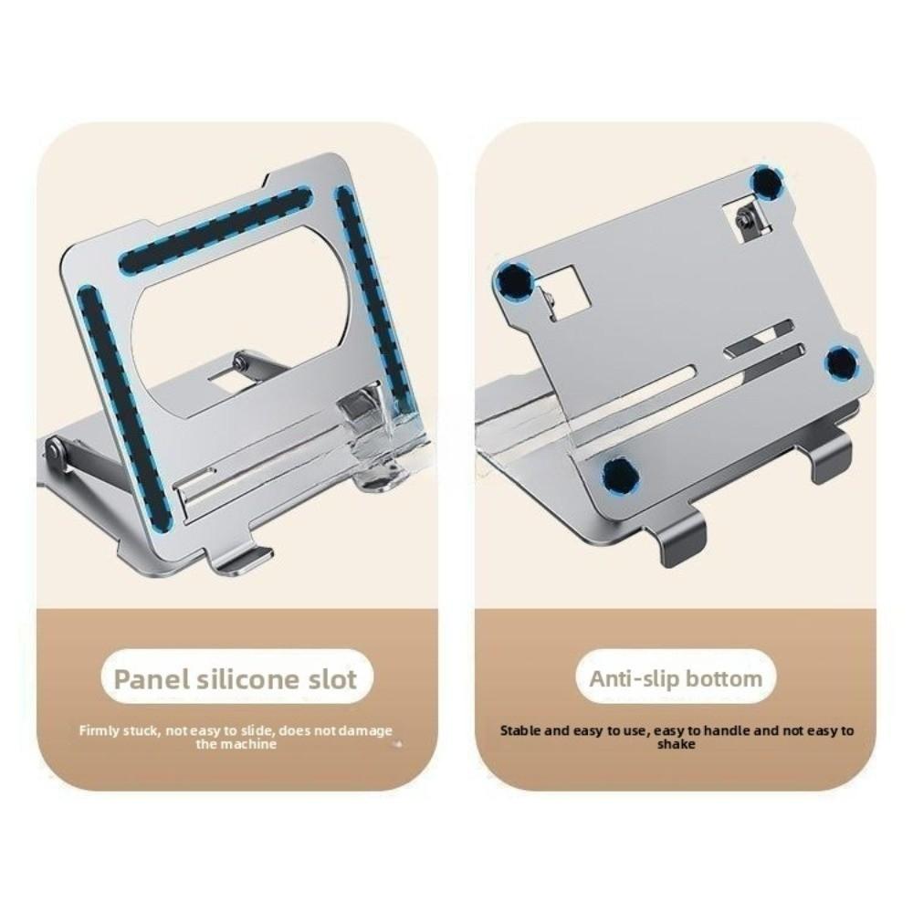 Heat Dissipation Tablet Stand Adjustable Laptop Metal Bracket Portable Laptop Holder Office