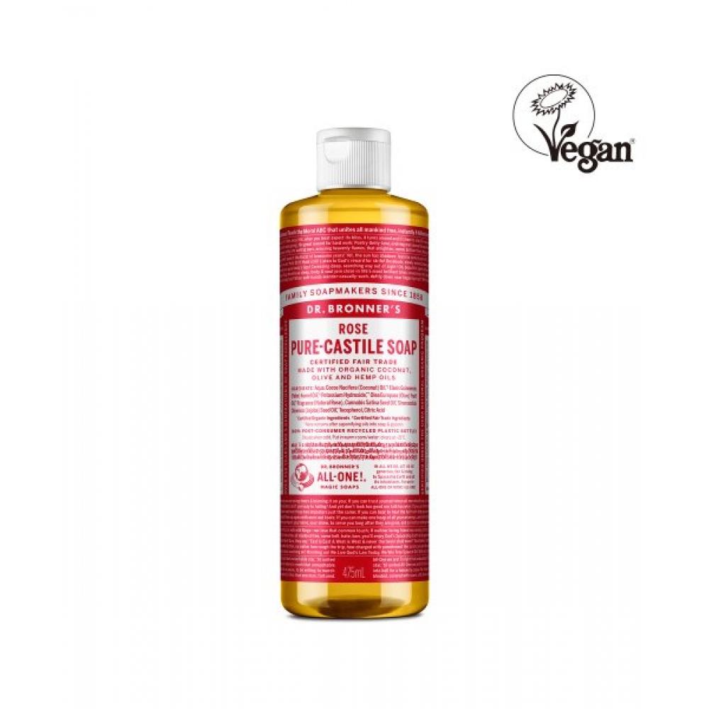 

Dr.bronner S [face Body cleanSer] roSe Pure caStile Soap 475ml Rose 475ml