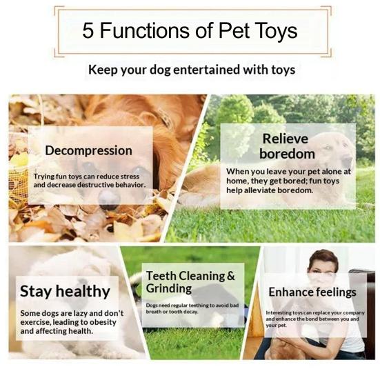 Pet Toy Sound Design Interactive Puppy Chew Toy with Built-in Rattle Cartoon Dog Monkey Design Teeth Oral Health Safe Chew