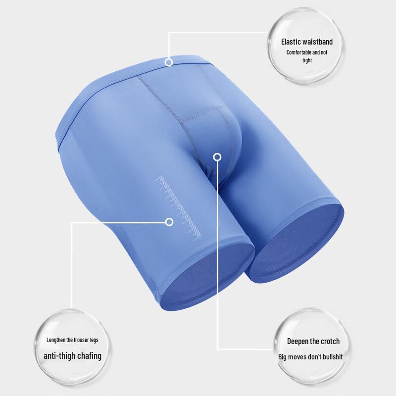 NBA Men's Breathable Anti-Chafe Boxer Briefs (2-Pack)