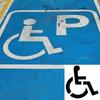 Marcador de Plantilla para Estacionamiento de Discapacitados Plantilla Plegable Flexible para Garaje Plantilla de Estacionamiento Plantilla de Símbolo de Reemplazo