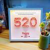 Gypsophila Dried Flower Handmade Wooden Photo Frame