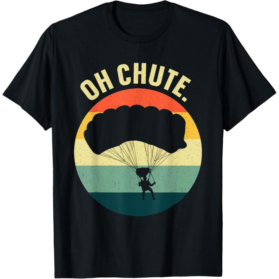 Футболка с изображением парашютиста и парапланериста.(1) XXXXXL чёрный