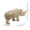 Ein Nashorn Schauobjekt Tischakzent Sammelfiguren für Heim-Innendekoration Artikel Handwerk Wildtier