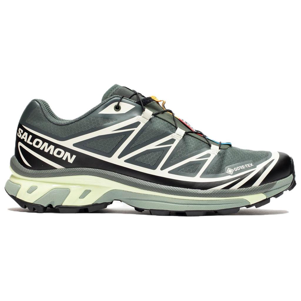 SALOMON XT-6 GORE-TEX Urban Chic Lime Cream Unisex Sneakers Grey Black L47581300