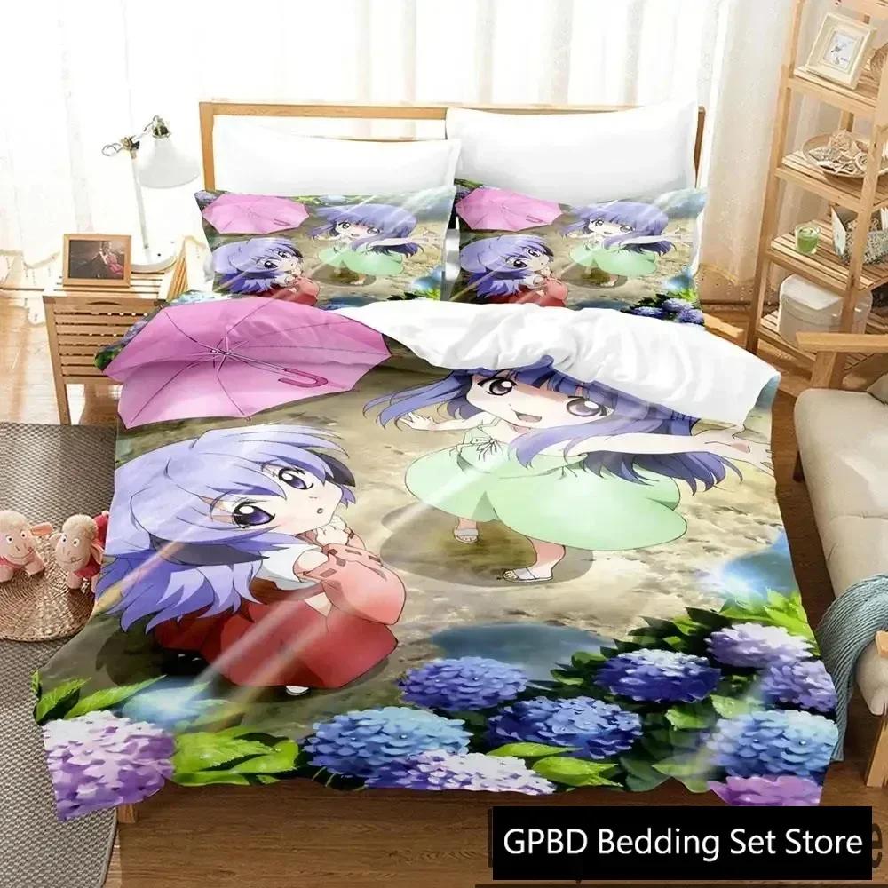 3D Print Anime Higurashi When They Cry Comfortable Duvet Cover Pillowcase Bedding Set Children Bedroom Decoration Home Textile
