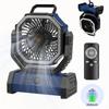 20,000Mah Portable Fan for Outdoor Camping, USB Rechargeable Fan Ideal for Fishing, Compact Tent Fan for Camping, Suitable for Outdoor And Indoor Use