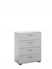 Chest of Drawers 80 WHITE for the Living Room
