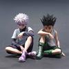 Anime Hunter x Hunter Figures Sitting Posture Xiaojie PVC Model Desktop Collection Ornaments Kids Gift