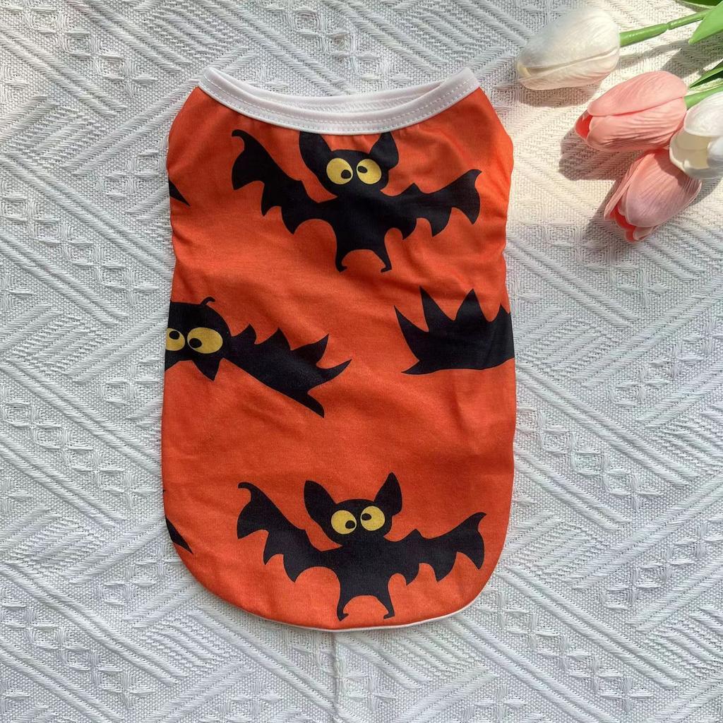 Summer Christmas Vest Pet Dog Dog Cat Thin Breathable Teddy Bigbear Small Dog Pet Clothing