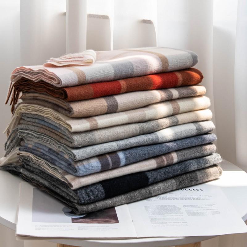Womens Breathable Scarf Sun Protection Warm Neck Wrap All Season Fashion Plaid