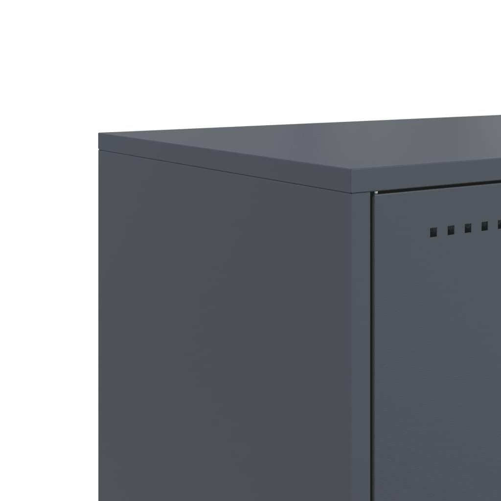 TV Cabinet Anthracite 100.5 x 39 x 43.5 cm Steel