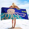 Octopus Microfiber Sand Free Beach Towel Large Super Absorbent Lightweight Quick Dry Towel for Travel Pool Swimming Bath Yoga