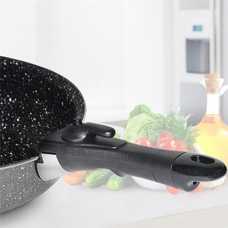 A96K-Removable Detachable Pan Handle Pot Dismountable Clip Grip Handle For Kitchen Frying Pan Clamp Outdoor Tableware Tools